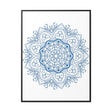 Vertical Frame Wall Art with Intricate Mandala Design