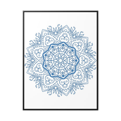 Vertical Frame Wall Art with Intricate Mandala Design