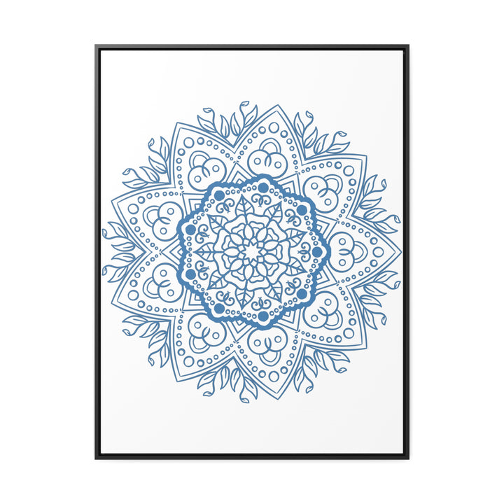 Vertical Frame Wall Art with Intricate Mandala Design