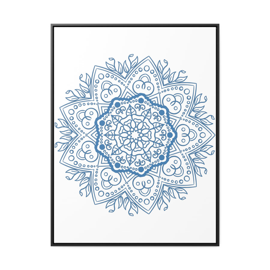Vertical Frame Wall Art with Intricate Mandala Design