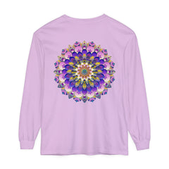 Colorful Mandala Long Sleeve T-Shirt - Psychedelic Art image 42