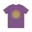 Man wearing Mandala Peace & Harmony T-Shirt at the beach