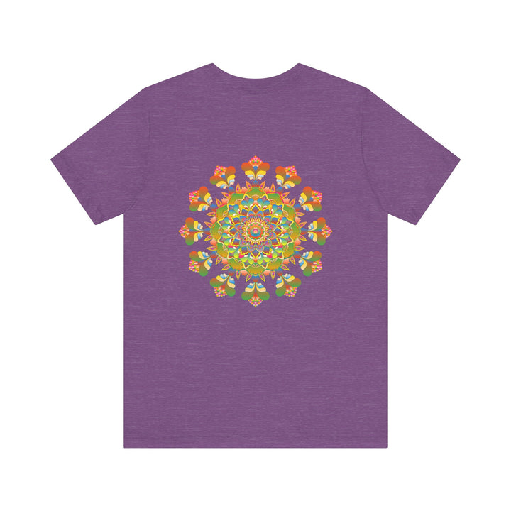 Man wearing Mandala Peace & Harmony T-Shirt at the beach