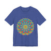 Vibrant Mandala Tee with an intricate and colorful design, perfect for adding a pop of color to your wardrobe