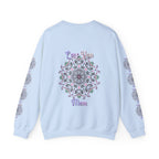 Felpa Mandala "Mamma Potente" in Morbide Tonalità Pastello