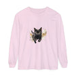 Black Cat Watercolor Sprint Unisex T-Shirt featuring a vibrant watercolor design of a black cat sprinting across the front on a comfortable, unisex t-shirt