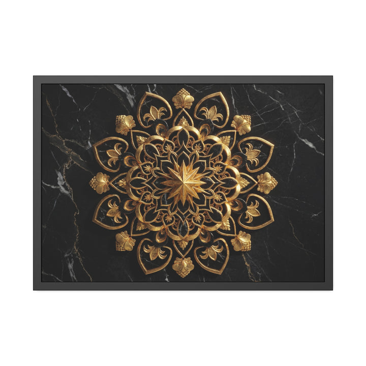 The Guardian of Light – Premium Framed Mandala Art by Blululi