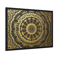 Sovereign Mandala – Elegant Framed Wall Art