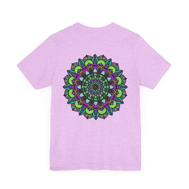 Peaceful and spiritual mandala graphic tee for everyday wear