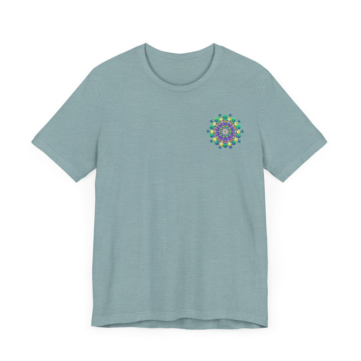 Vibrant Mandala Tee featuring intricate design symbolizing spiritual peace and harmony for a tranquil and serene fashion statement