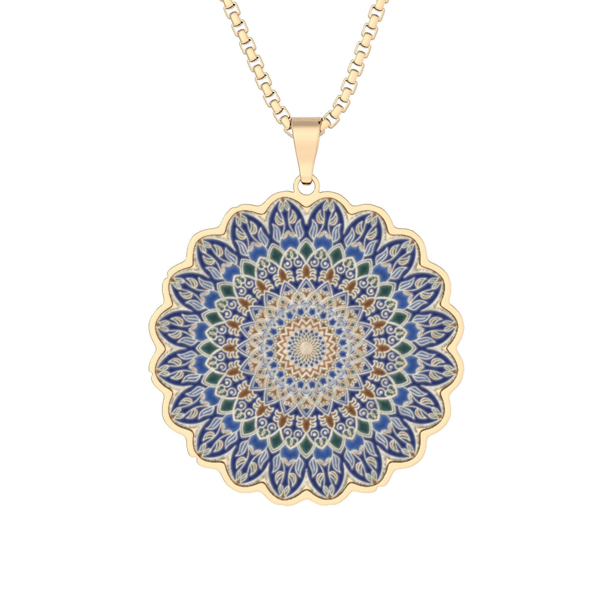 Mandala Pendant Necklace
