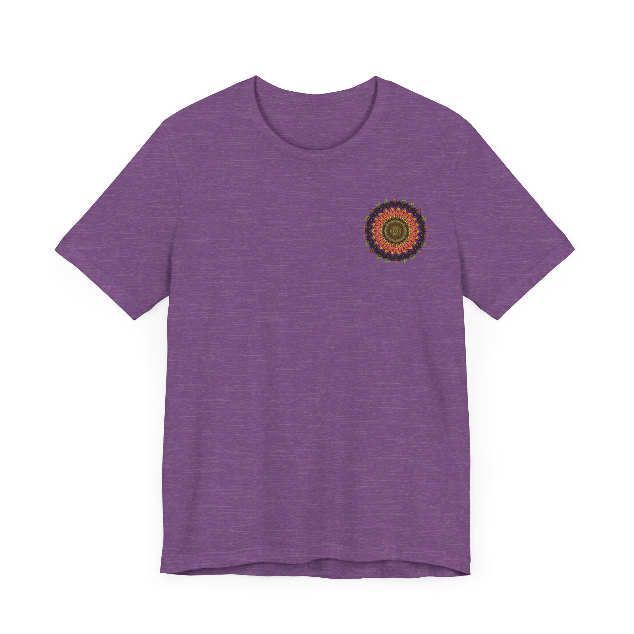 Vibrant Mandala Tee featuring intricate design for spiritual peace and harmony