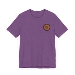 Vibrant Mandala Tee featuring intricate design for spiritual peace and harmony