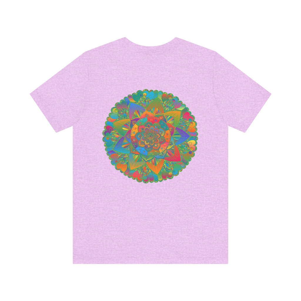 Vibrant Mandala T-Shirt featuring intricate design symbolizing spiritual peace and harmony