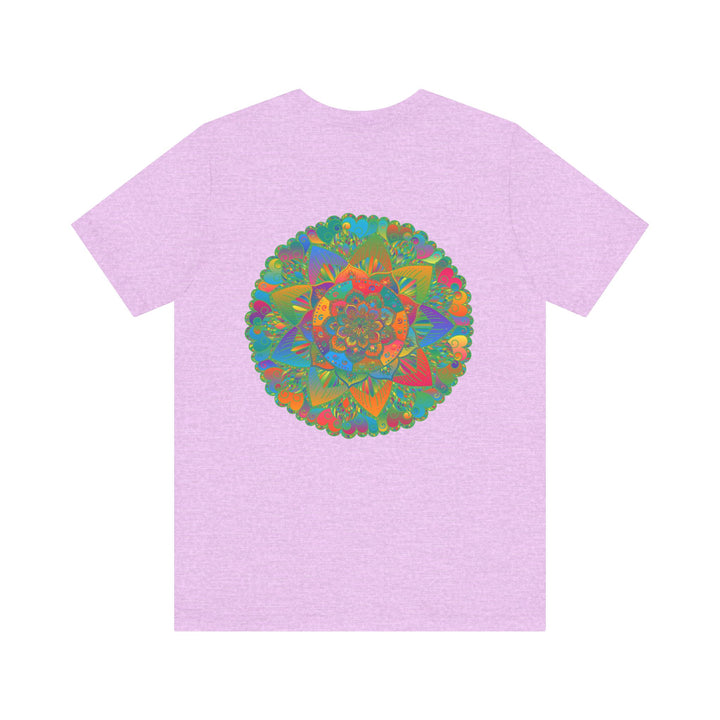 Vibrant Mandala T-Shirt featuring intricate design symbolizing spiritual peace and harmony