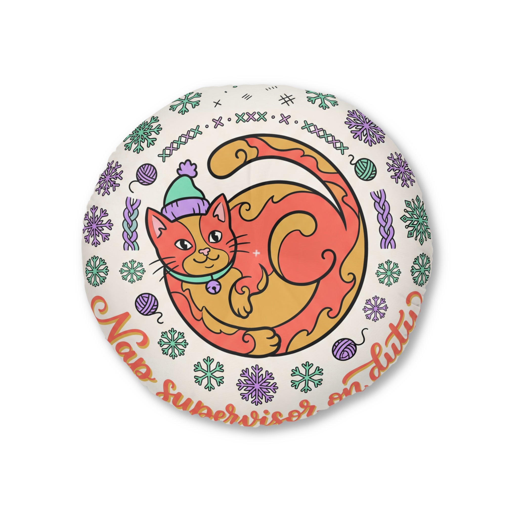 Cozy Cat Nap Floor Pillow