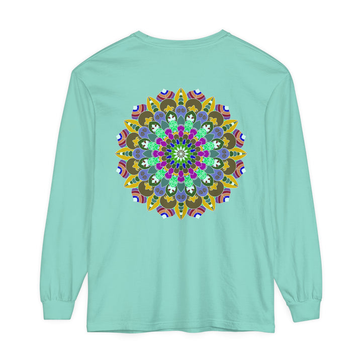 Colorful Mandala Long Sleeve T-Shirt - Spiritual Art 66