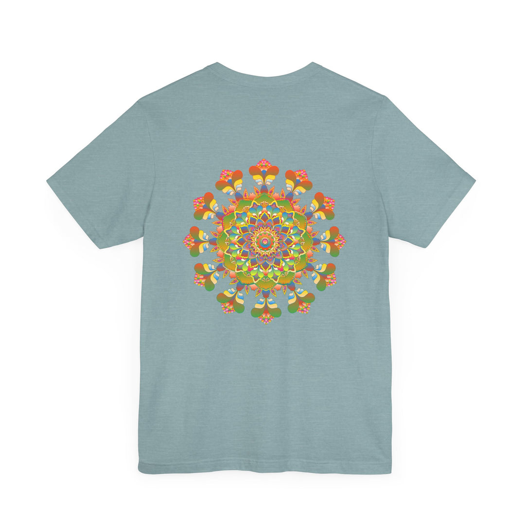 Man wearing Mandala Peace & Harmony T-Shirt with spiritual vibes