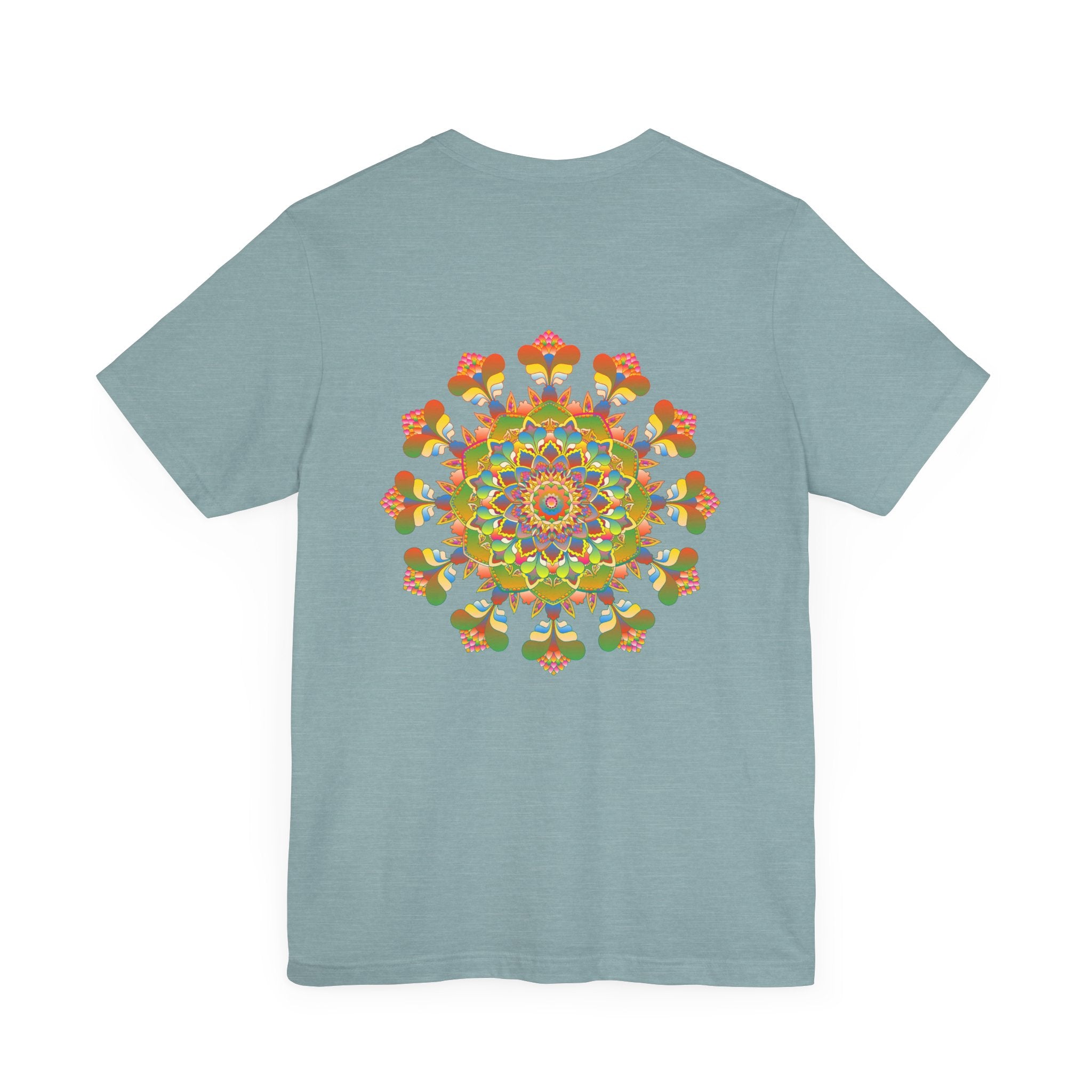 Man wearing Mandala Peace & Harmony T-Shirt with spiritual vibes