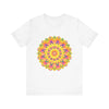 Vibrant Mandala Tee - Spiritual Art Design featuring intricate and colorful mandala pattern, perfect for expressing your spiritual and artistic style