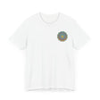 Colorful and intricate psychedelic mandala design T-shirt representing spiritual peace and harmony
