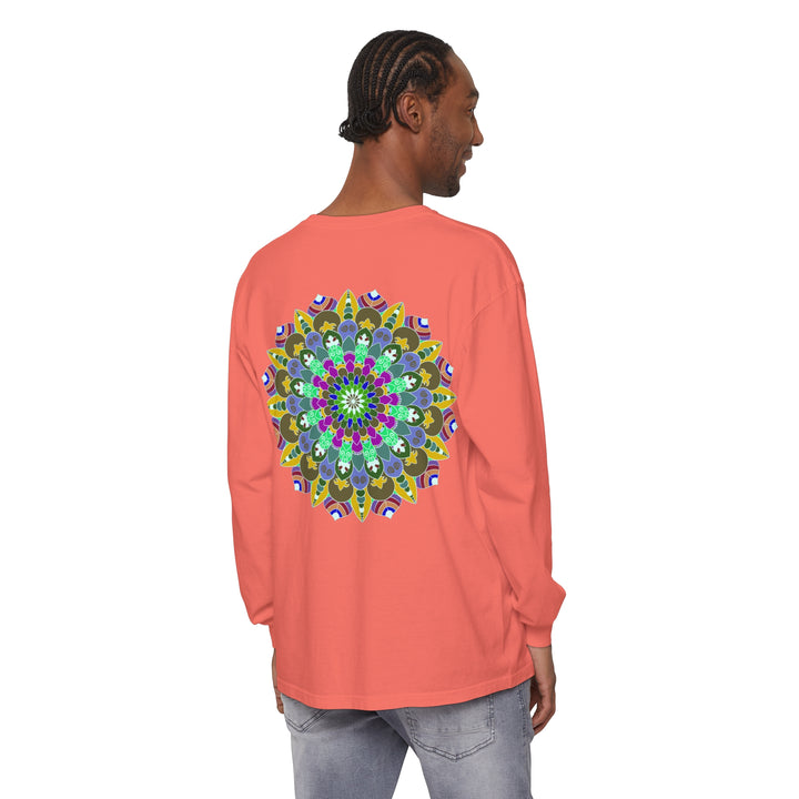 Colorful Mandala Long Sleeve T-Shirt - Spiritual Art 62