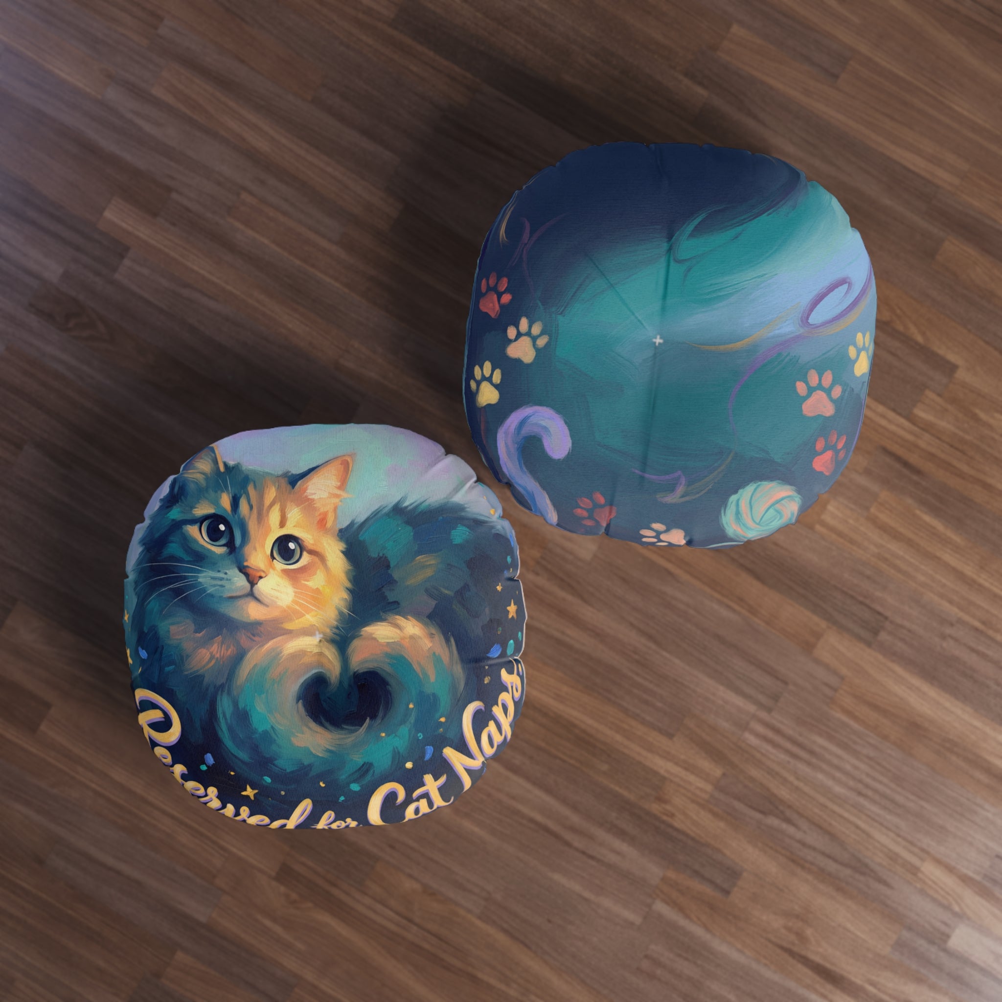 Sunset Sunkiss Cat Floor Pillow