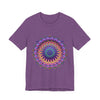 Colorful Mandala Meditation Tee with intricate and vibrant design for peaceful and stylish meditation sessions