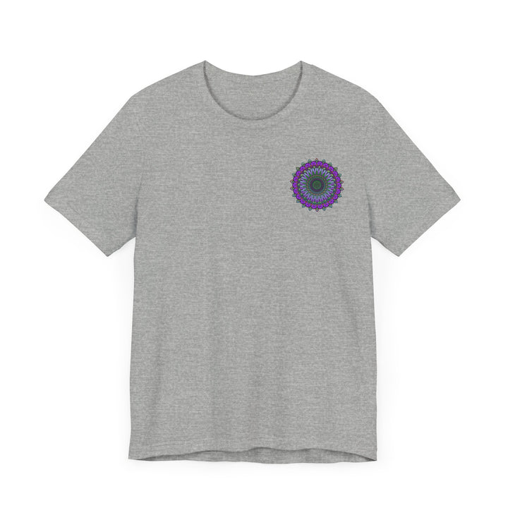 Beautiful Mandala Tee with intricate designs symbolizing spiritual peace and harmony