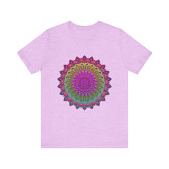 Vibrant Mandala Tee - Colorful Spiritual Art, featuring intricate and colorful mandala design in vibrant hues, perfect for expressing your spiritual and artistic side