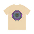 Beautiful Mandala Tee with vibrant colors symbolizing spiritual peace and harmony