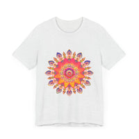 Vibrant Mandala T-Shirt - Colorful Spiritual Design alt text 39