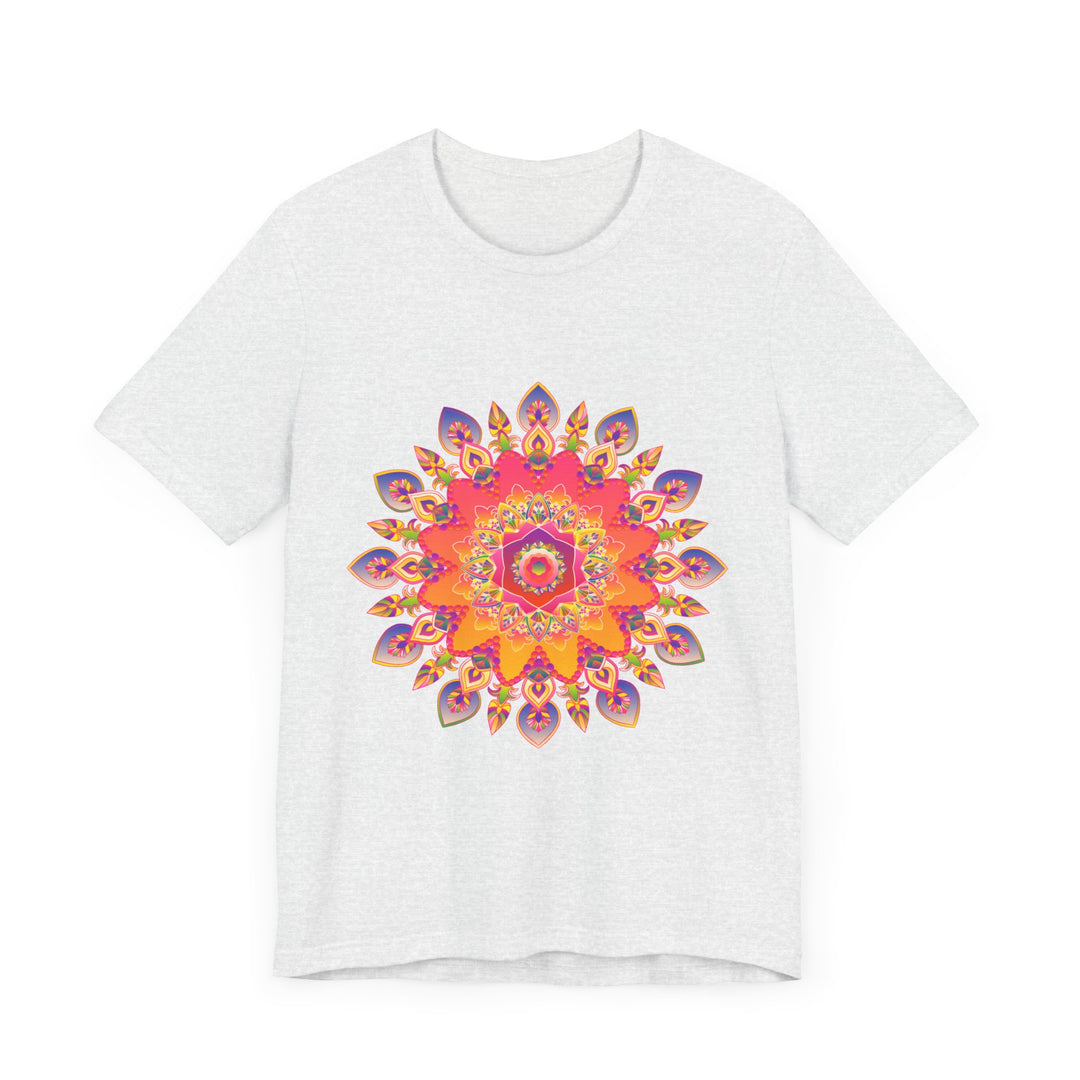 Vibrant Mandala T-Shirt - Colorful Spiritual Design alt text 39