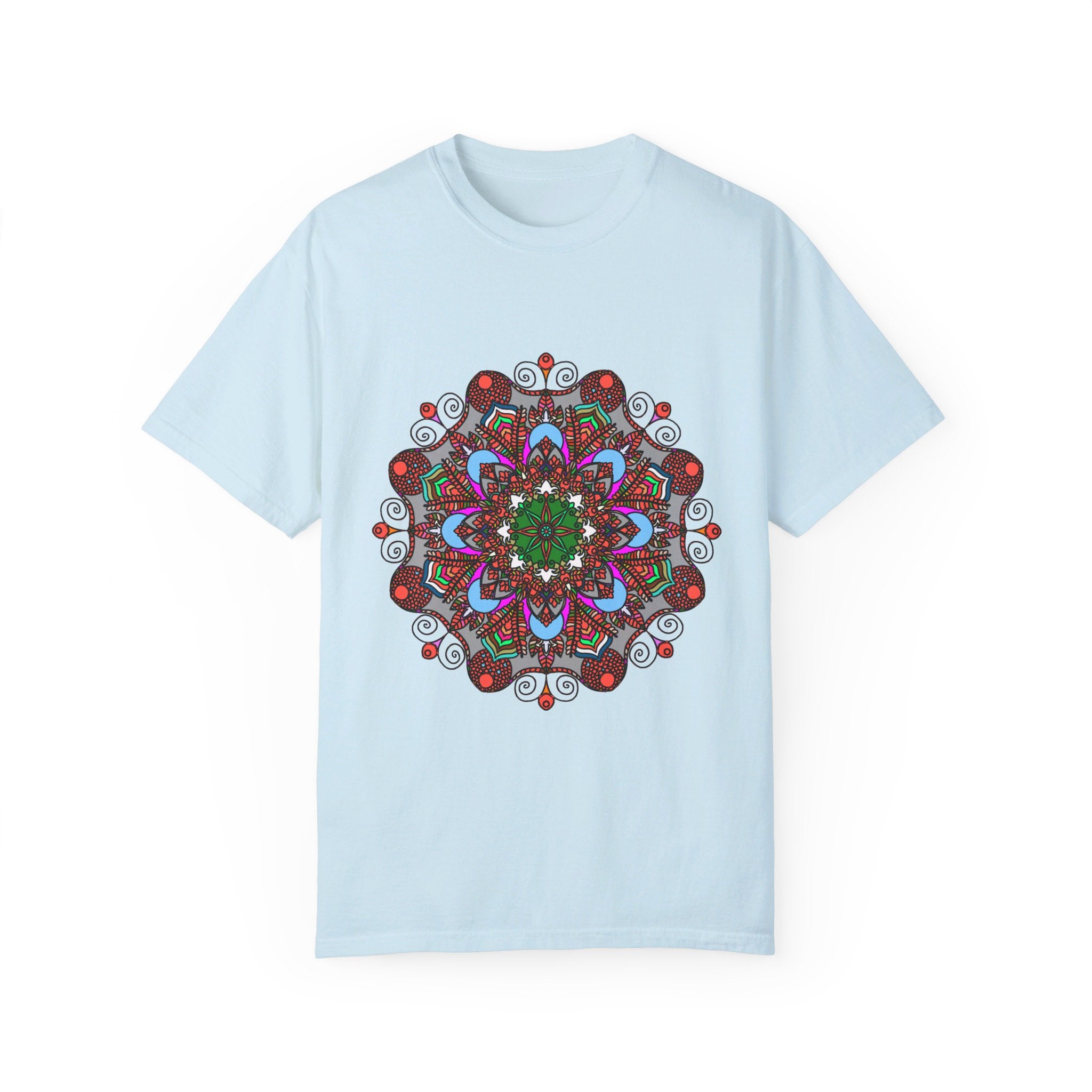 Unisex Mandala T-Shirt in a variety of sizes and colors