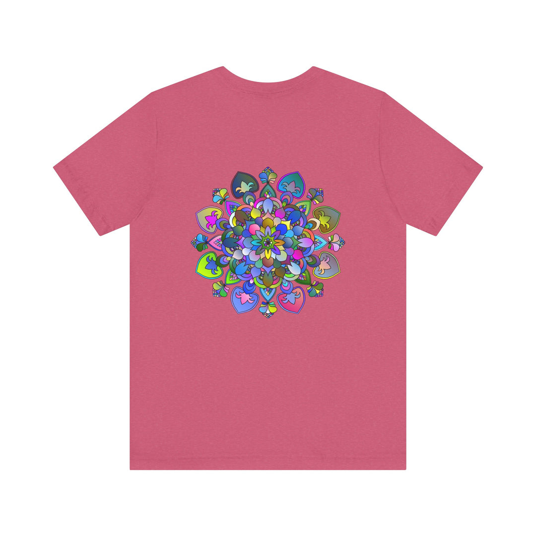 High-quality Vibrant Mandala Tee - Spiritual Peace & Harmony shirt made with soft and comfortable fabric