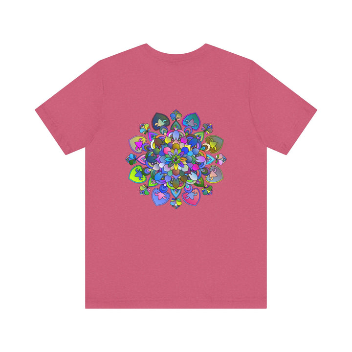 High-quality Vibrant Mandala Tee - Spiritual Peace & Harmony shirt made with soft and comfortable fabric