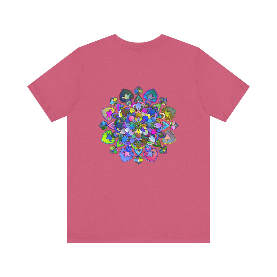High-quality Vibrant Mandala Tee - Spiritual Peace & Harmony shirt made with soft and comfortable fabric