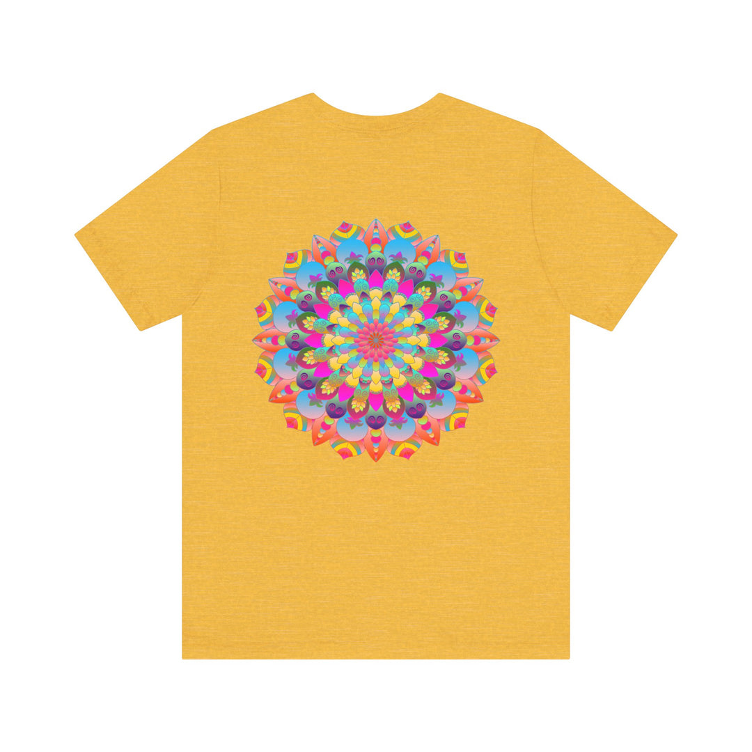 Elegant Mandala Tee with Spiritual Patterns and Peaceful Vibes