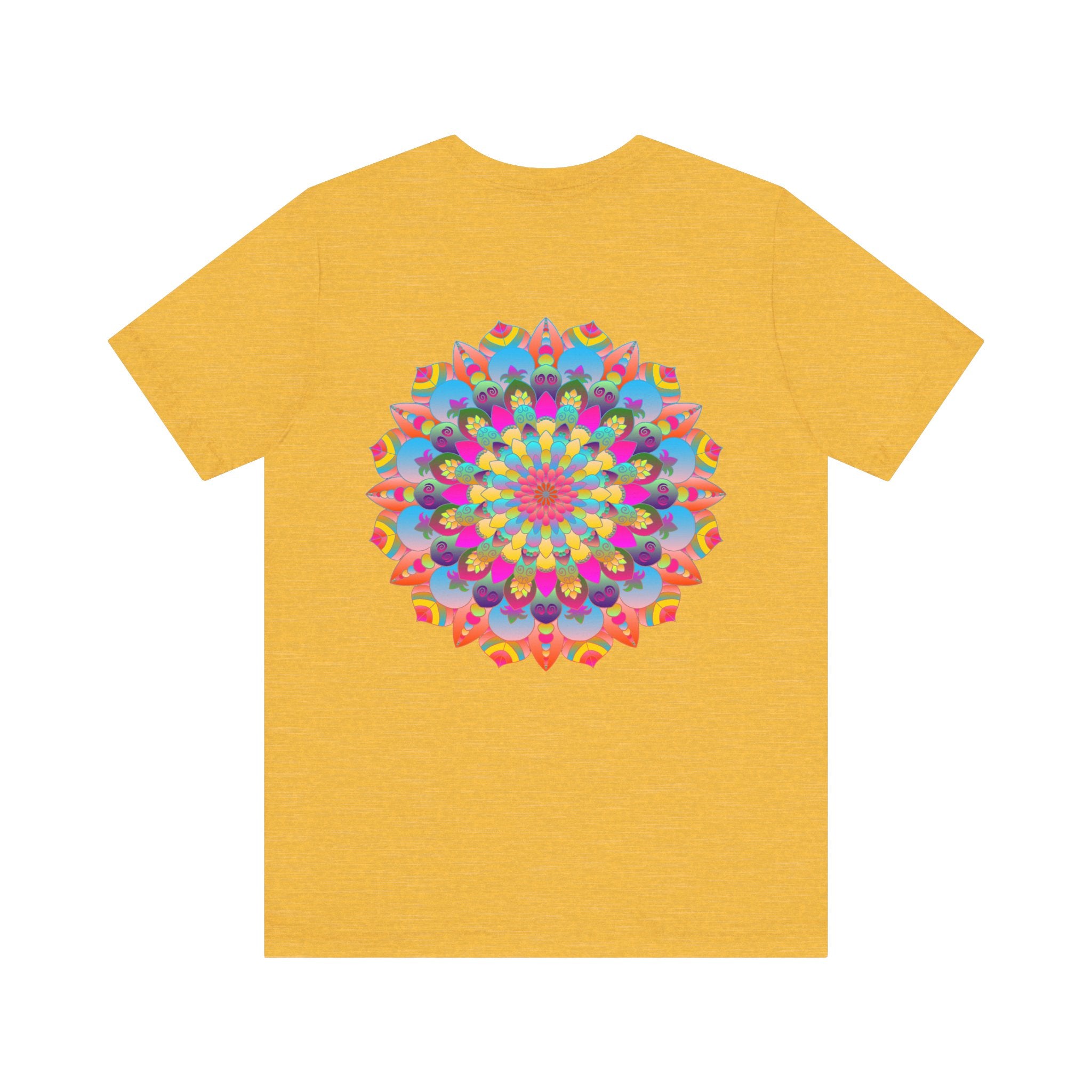 Elegant Mandala Tee with Spiritual Patterns and Peaceful Vibes