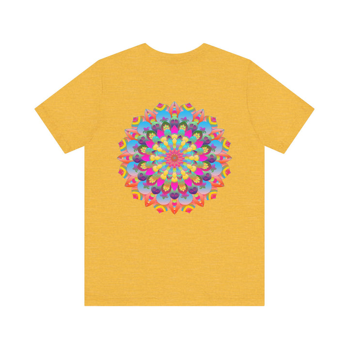 Elegant Mandala Tee with Spiritual Patterns and Peaceful Vibes