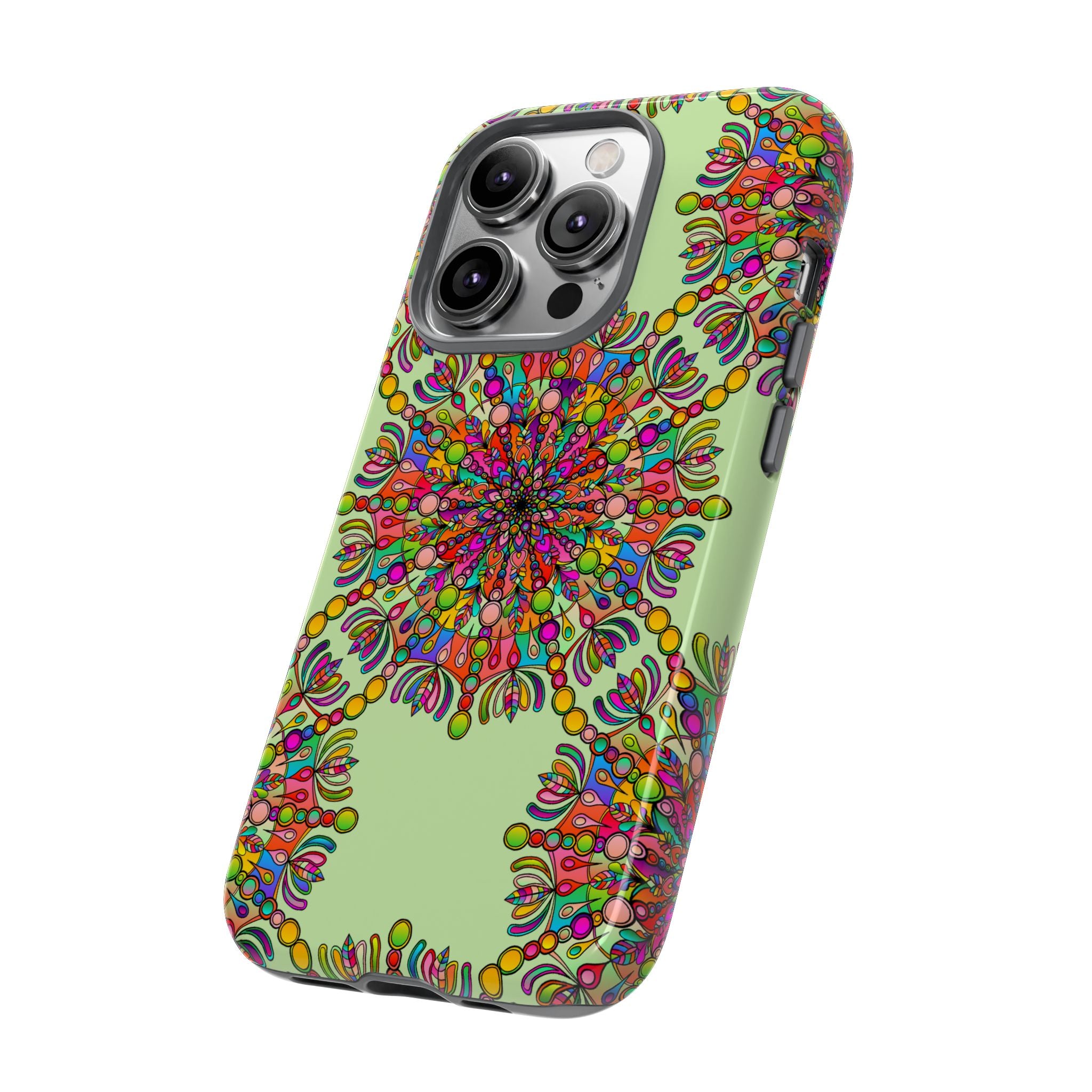 Vibrant Mandala iPhone & Google Pixel Case | Tough Cases