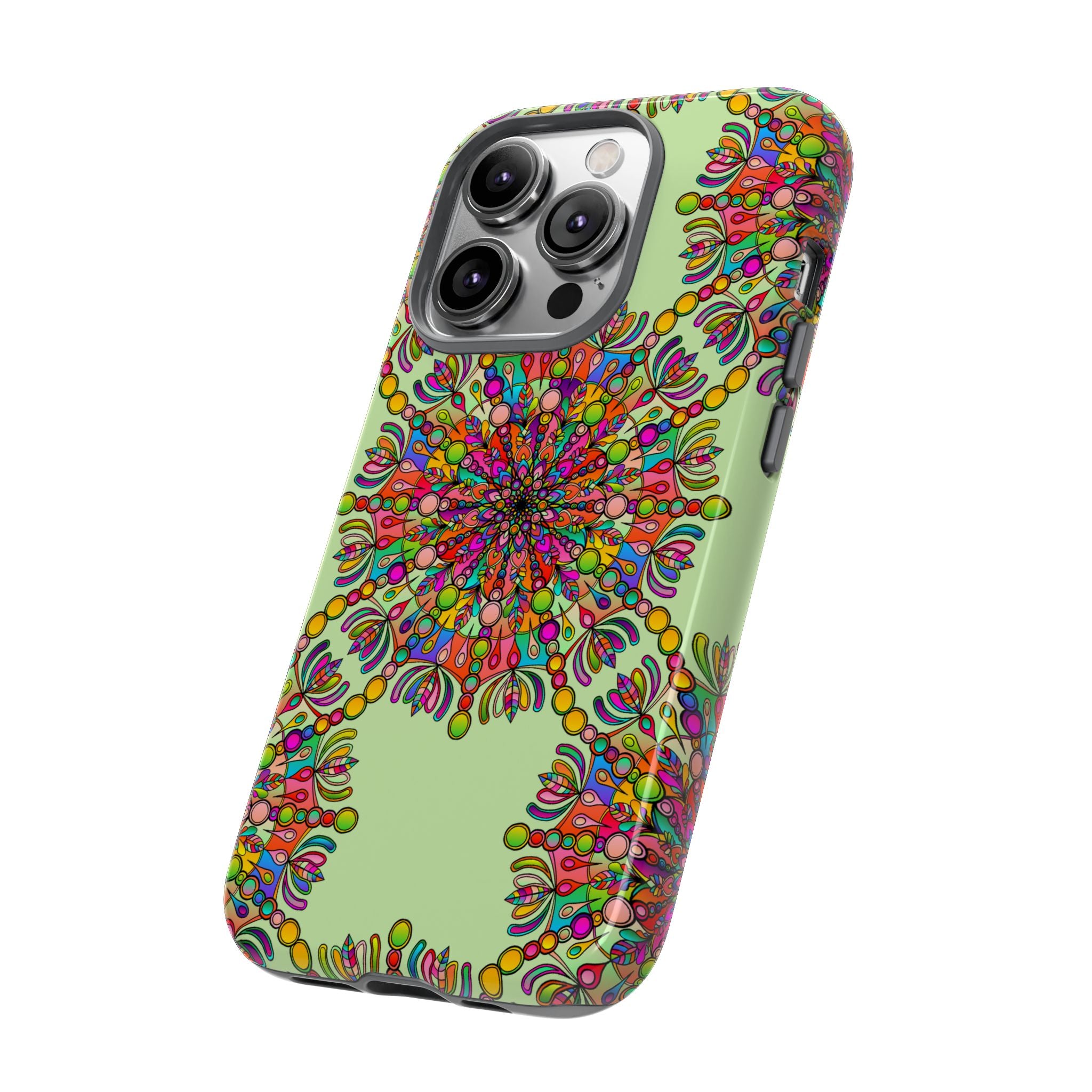 Intricate Mandala Phone Case in Lively Colors for Unique Style