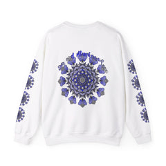 10th Anniversary Tin and Aluminum Love Unisex Sweatshirt - Silver and grey sweatshirt with metallic heart design, celebrating a decade of love and commitment