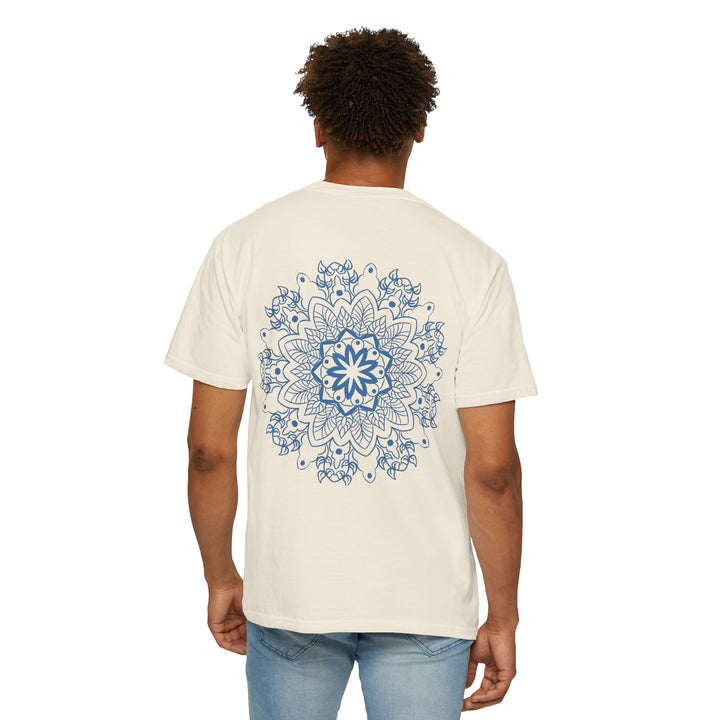 Handmade Mandala Art Tshirt with unique, one-of-a-kind design