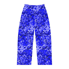 Blaue Mandala-Hosen – Gemütliche Damen-Schlafanzughose für entspannte Stunden zu Hause