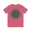 Colorful Mandala Peace Tee with intricate design promoting spiritual harmony and inner peace