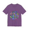 Vibrant Mandala T-Shirt featuring colorful and intricate art design, perfect for a bold and stylish look