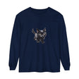 Adorable watercolor image of a playful kitten printed on a t-shirt