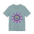 Vibrant Mandala Tee featuring intricate and colorful design perfect for casual wear