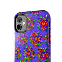 Tiled Hand Drawn Mandala Rainbow Phone Case - Standard alt text 3